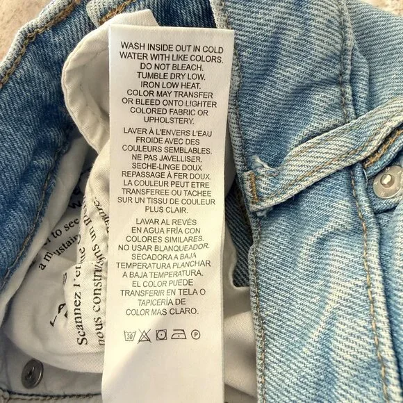 Frame Jeans Womens 25 Light Wash Le High Straight Sustainable Denim - Picture 8 of 8